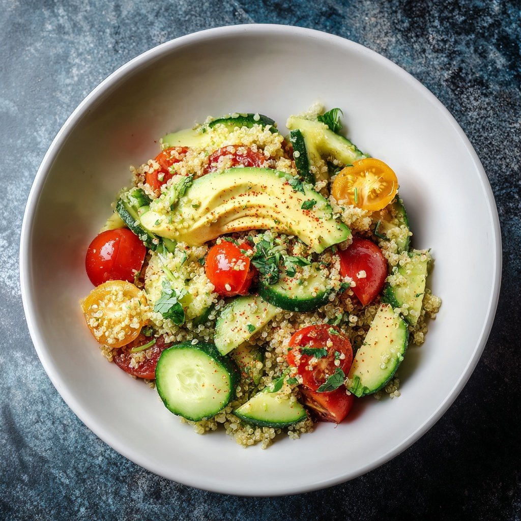 Healthy Avocado Quinoa Salad