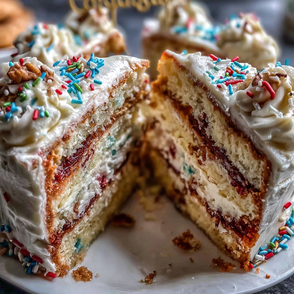 Grand Celebration Graduation Cake