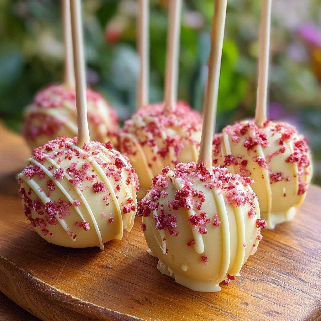Strawberry Lemonade Cake Pops