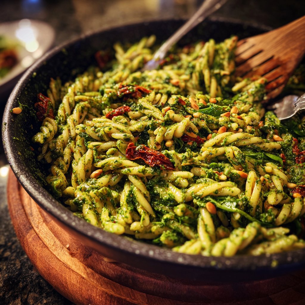 Spinach Rocket Pesto Pasta