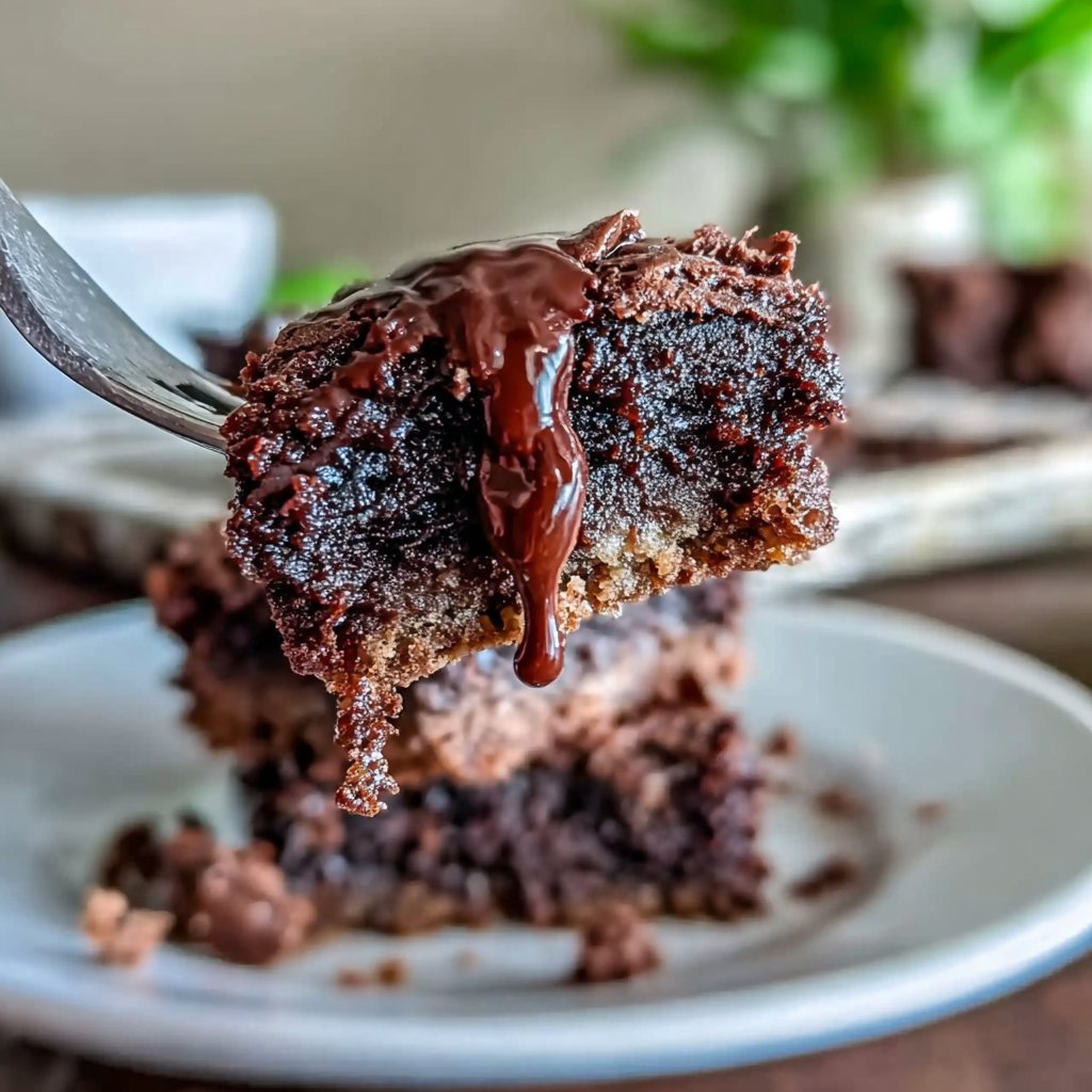 Decadent Chocolate Swirl Brownies