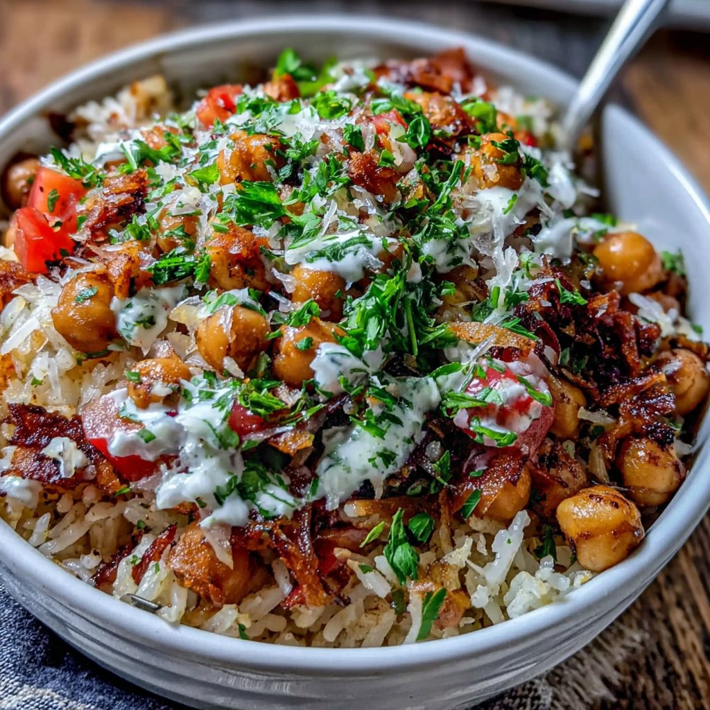 Chickpea Shawarma Rice Bowl