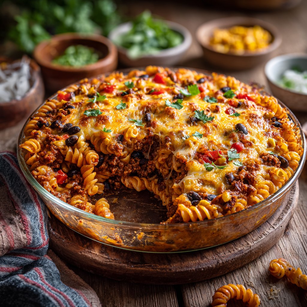 Comforting Taco Pasta Bake