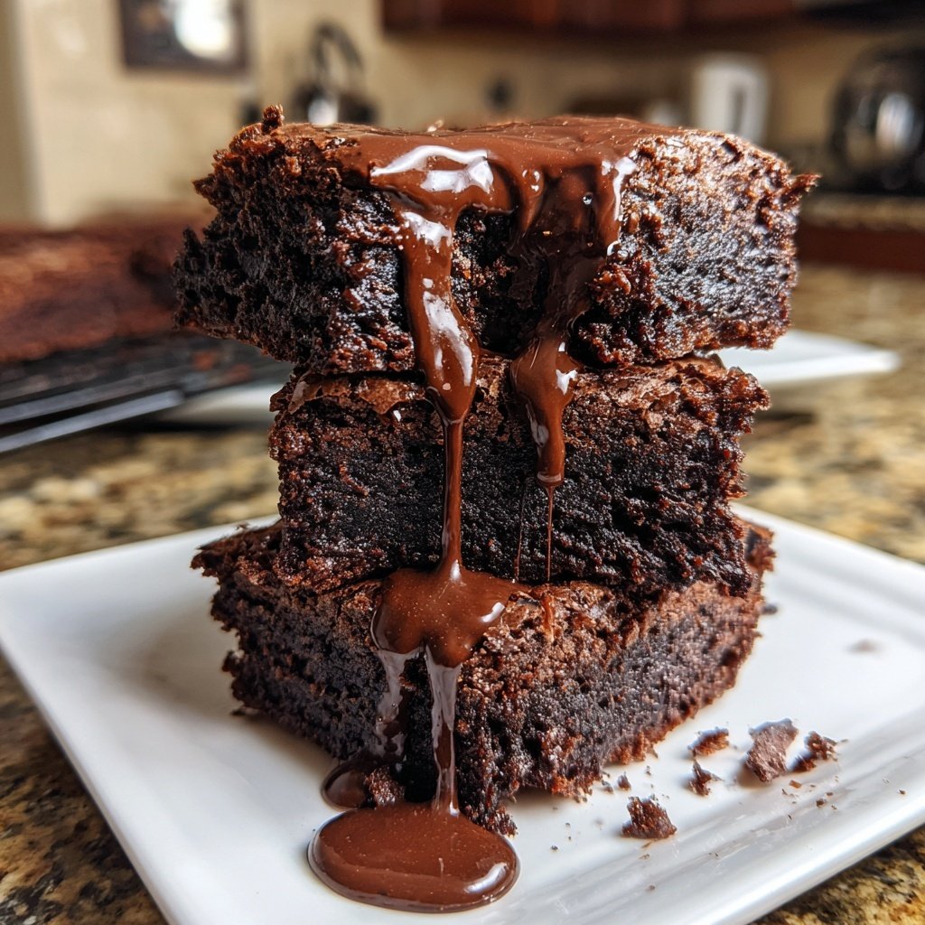 Dessert Chocolate Fudge Brownies