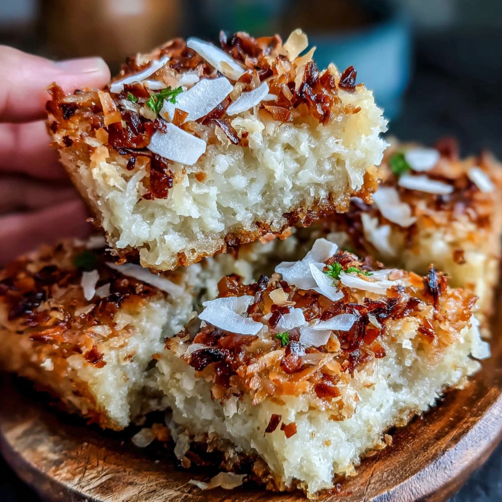 Toasted Coconut & Lime Bars