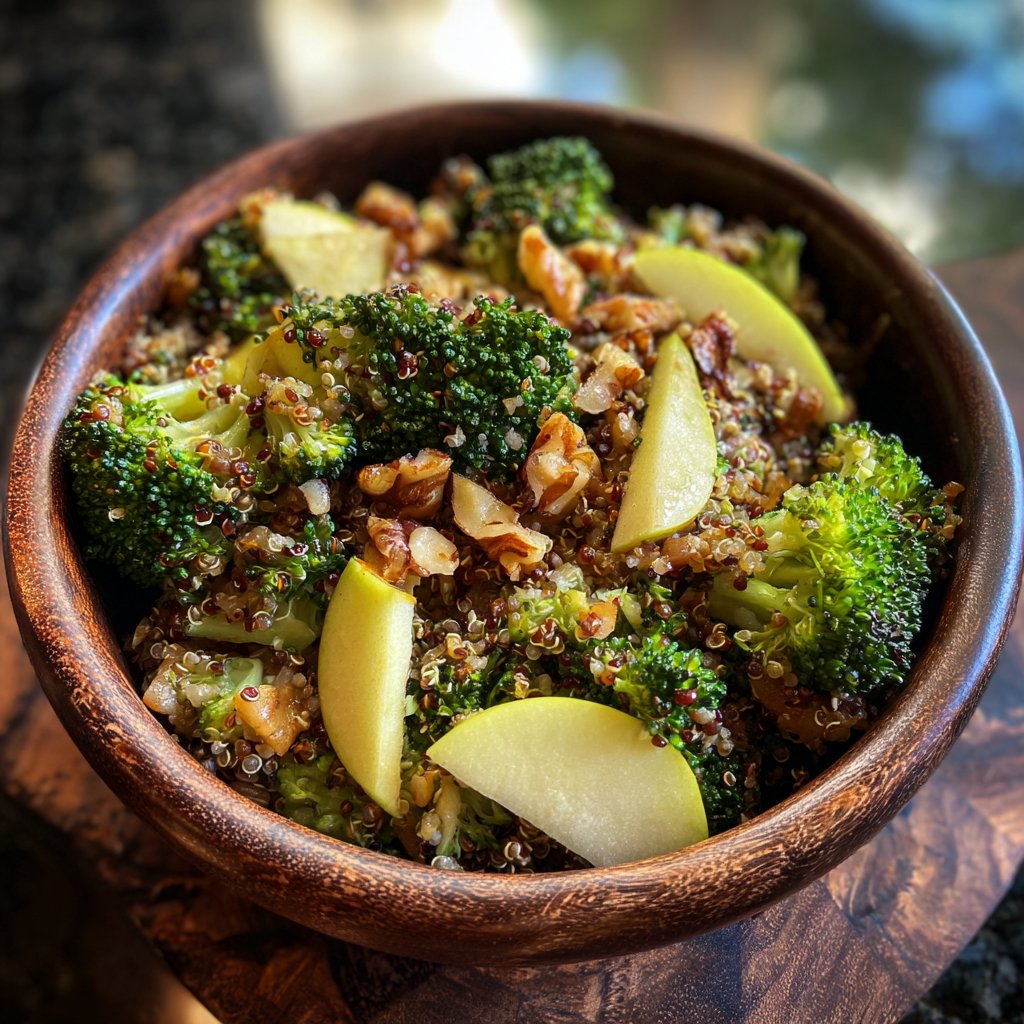 Broccoli and Apple Quinoa Bowl